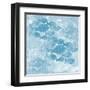 Blue Ocean School of Fish-Bee Sturgis-Framed Art Print