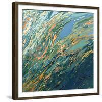 Blue Ocean Sunset-Margaret Juul-Framed Giclee Print