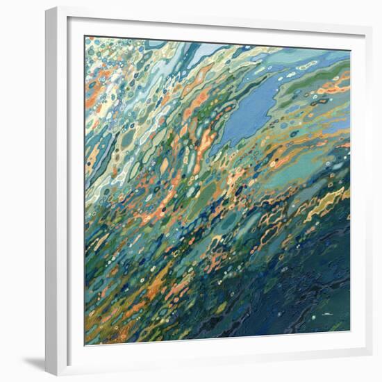 Blue Ocean Sunset-Margaret Juul-Framed Giclee Print