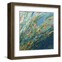 Blue Ocean Sunset-Margaret Juul-Framed Art Print