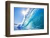 Blue Ocean Wave-EpicStockMedia-Framed Photographic Print