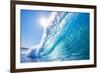 Blue Ocean Wave-EpicStockMedia-Framed Photographic Print