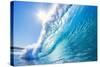 Blue Ocean Wave-EpicStockMedia-Stretched Canvas