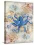 Blue Octopus-LuAnn Roberto-Stretched Canvas