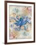 Blue Octopus-LuAnn Roberto-Framed Art Print