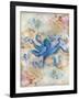 Blue Octopus-LuAnn Roberto-Framed Art Print