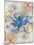 Blue Octopus-LuAnn Roberto-Mounted Art Print