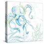 Blue Octopus-Lanie Loreth-Stretched Canvas