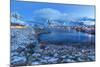 Blue of Dusk Dominates the Scenery in Reine, Lofoten Islands, Arctic, Norway, Scandinavia-Roberto Moiola-Mounted Photographic Print