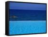 Blue of Pool, Sky and Sea-null-Framed Stretched Canvas