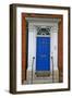 Blue Old Door in Windsor, England-Martina Bleichner-Framed Art Print