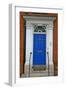 Blue Old Door in Windsor, England-Martina Bleichner-Framed Art Print