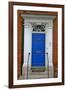 Blue Old Door in Windsor, England-Martina Bleichner-Framed Art Print