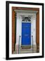 Blue Old Door in Windsor, England-Martina Bleichner-Framed Art Print