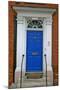 Blue Old Door in Windsor, England-Martina Bleichner-Mounted Art Print