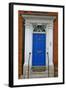 Blue Old Door in Windsor, England-Martina Bleichner-Framed Art Print