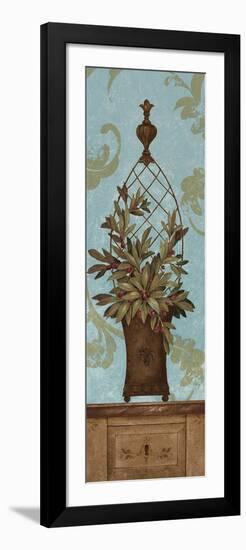 Blue Olive Topiary I-Pamela Gladding-Framed Premium Giclee Print