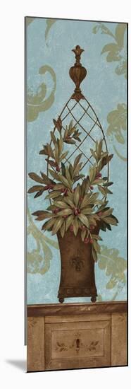 Blue Olive Topiary I-Pamela Gladding-Mounted Art Print