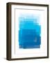 Blue Ombre-Ashlee Rae-Framed Art Print