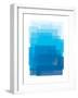 Blue Ombre-Ashlee Rae-Framed Art Print