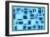 BLUE ON BLUE, 2014-Peter McClure-Framed Giclee Print