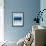 Blue on Blue I-Lanie Loreth-Framed Art Print displayed on a wall