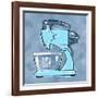 Blue On Blue Mixer-Larry Hunter-Framed Giclee Print