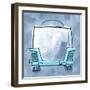 Blue On Blue Toaster-Larry Hunter-Framed Giclee Print