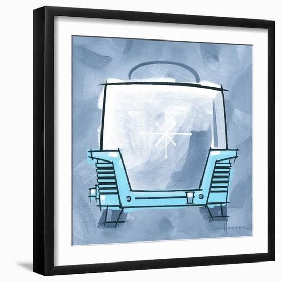 Blue On Blue Toaster-Larry Hunter-Framed Giclee Print