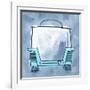 Blue On Blue Toaster-Larry Hunter-Framed Giclee Print