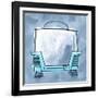 Blue On Blue Toaster-Larry Hunter-Framed Giclee Print