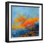 Blue on Blue-Patrick Dennis-Framed Art Print