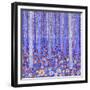 Blue Orange Forest, 2015-David Newton-Framed Giclee Print