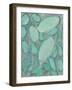 Blue Orbs II-Regina Moore-Framed Art Print