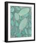 Blue Orbs II-Regina Moore-Framed Art Print