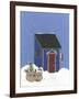 Blue Outhouse-Debbie McMaster-Framed Giclee Print