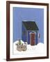 Blue Outhouse-Debbie McMaster-Framed Giclee Print