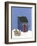 Blue Outhouse-Debbie McMaster-Framed Giclee Print