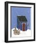 Blue Outhouse-Debbie McMaster-Framed Giclee Print