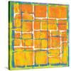 Blue Over Orange-Carmine Thorner-Stretched Canvas