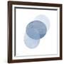 Blue Overlay 1-Denise Brown-Framed Art Print