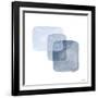 Blue Overlay 2-Denise Brown-Framed Art Print