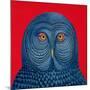 Blue Owl, 1995-Tamas Galambos-Mounted Giclee Print