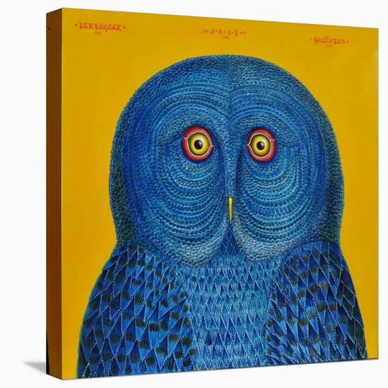 Blue Owl, 2015-Tamas Galambos-Stretched Canvas