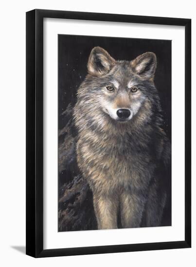 Blue Owl - Wolf-Penny Wagner-Framed Giclee Print