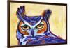 Blue Owl-Corina St. Martin-Framed Giclee Print