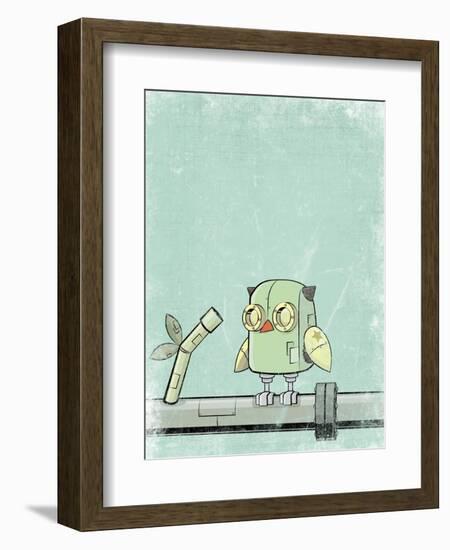 Blue Owl-Michael Murdock-Framed Giclee Print