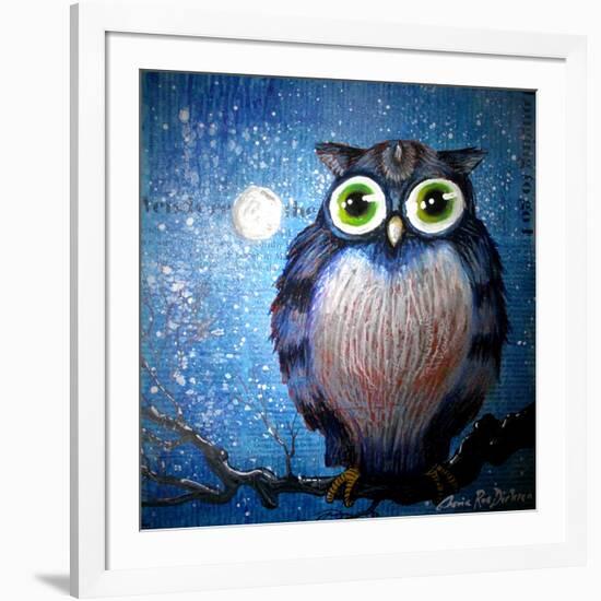 Blue Owl-Cherie Roe Dirksen-Framed Giclee Print