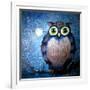 Blue Owl-Cherie Roe Dirksen-Framed Giclee Print