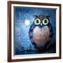 Blue Owl-Cherie Roe Dirksen-Framed Giclee Print